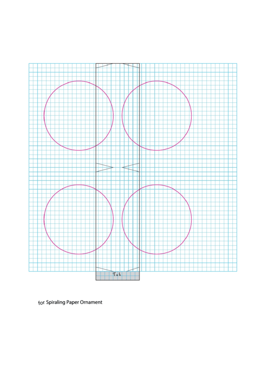 Spiral Paper Ornament Template Printable pdf