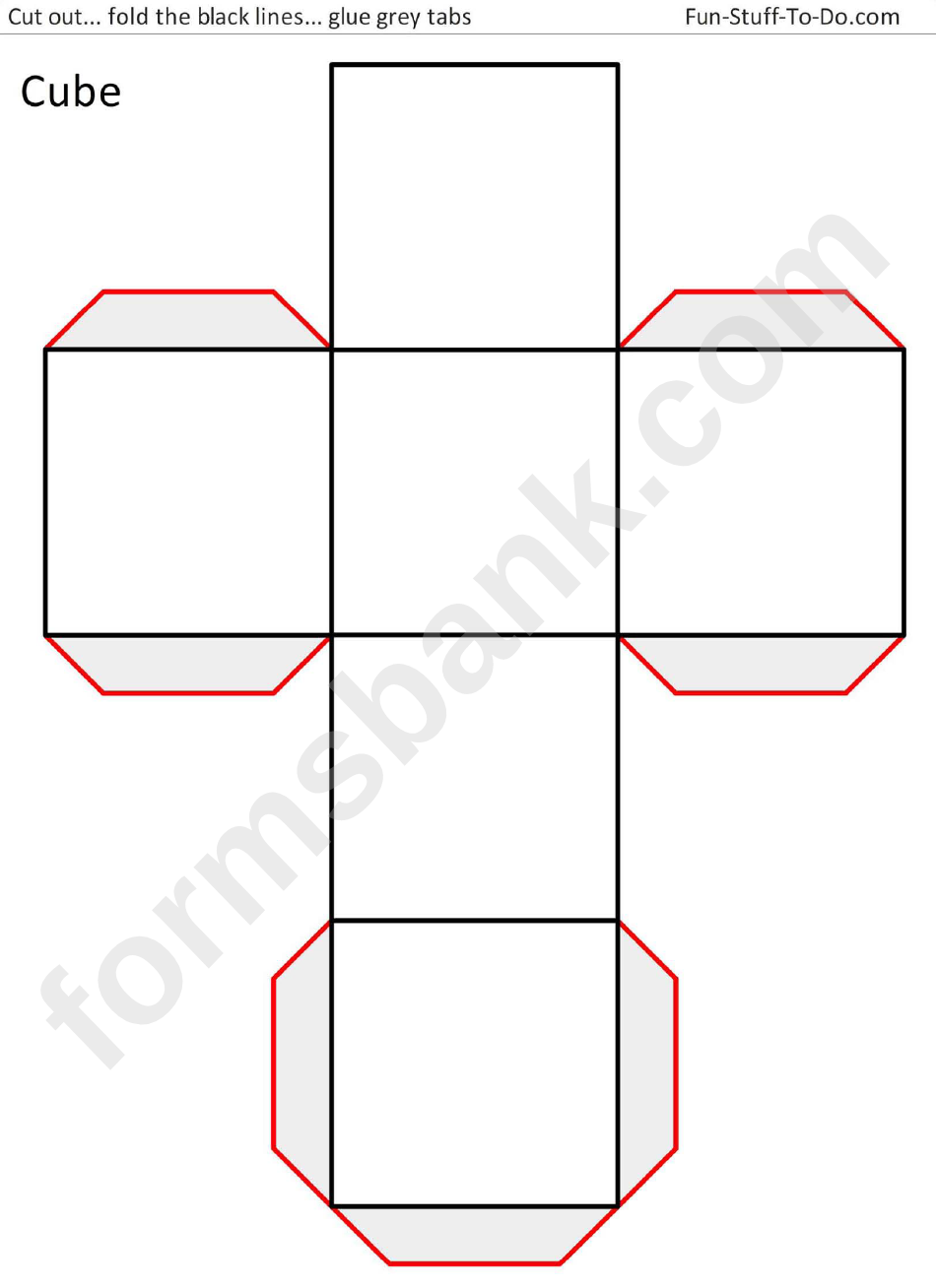 Cube Shape Templates