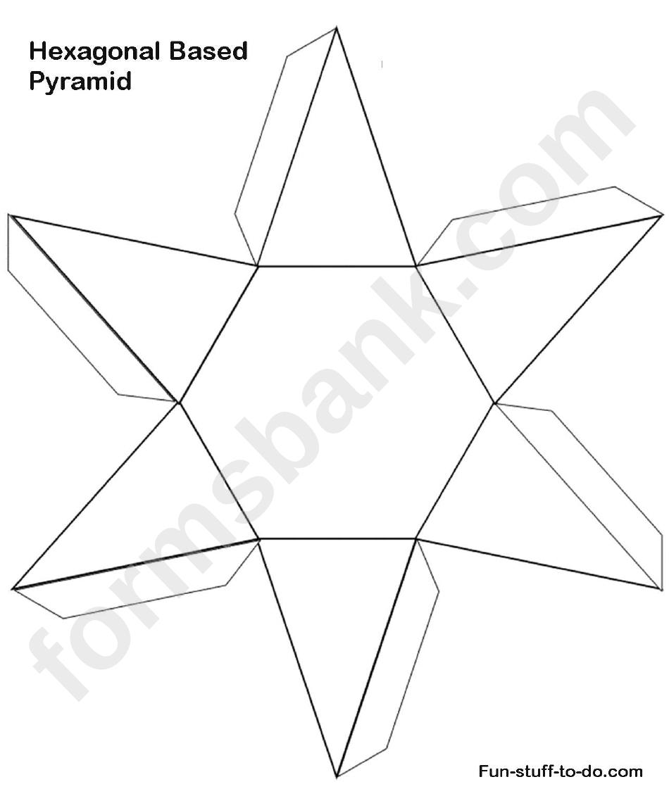 Hexagonal Pyramid Templates