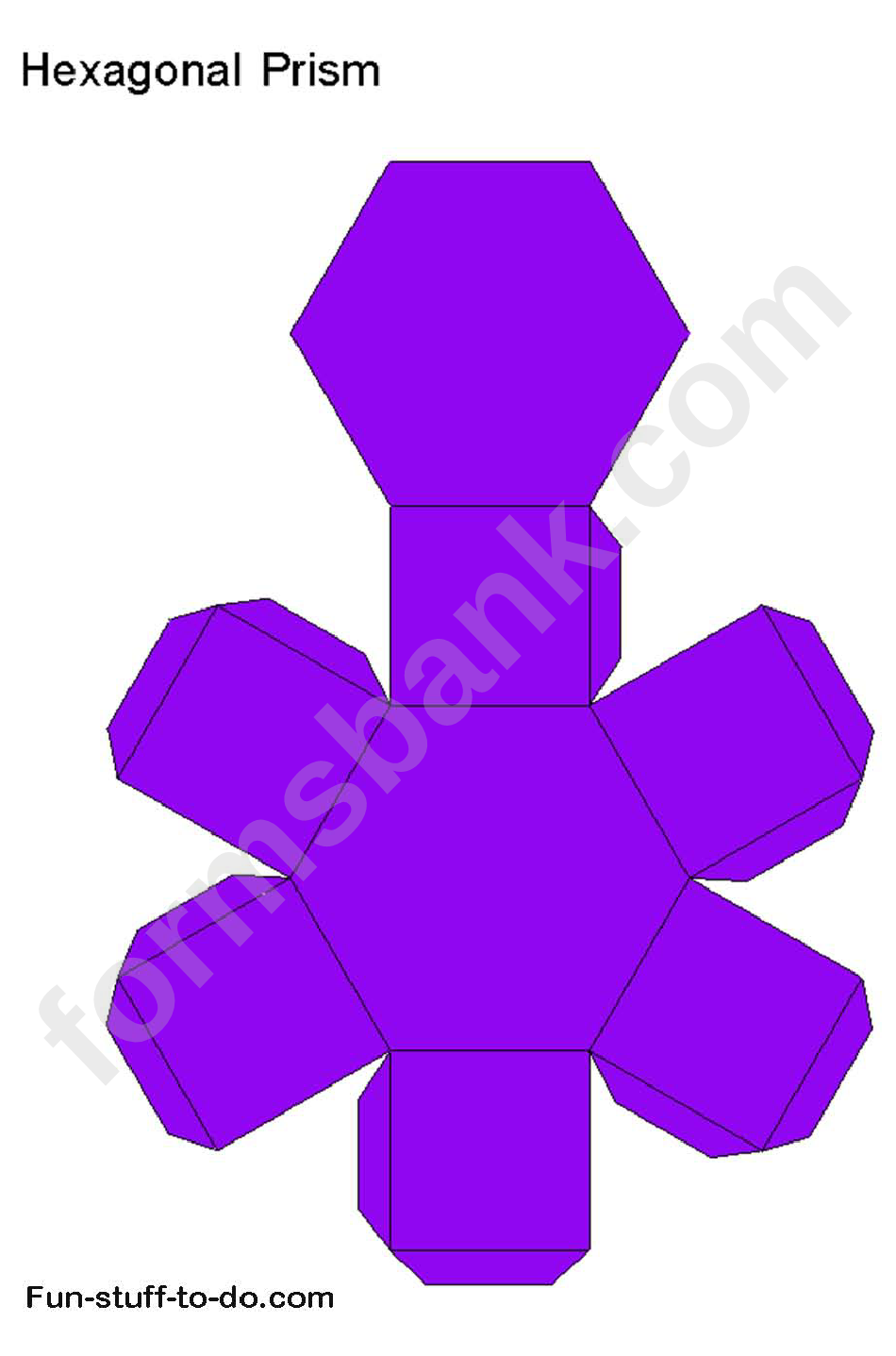 Hexagonal Prism Templates