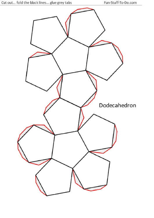 Top 6 Dodecahedron Templates free to download in PDF format