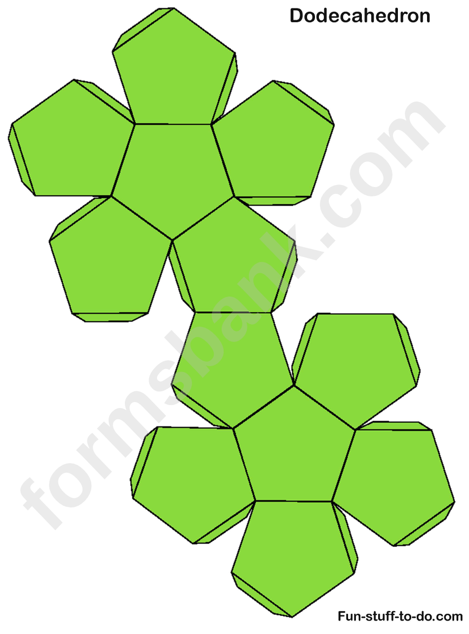 Dodecahedron Templates