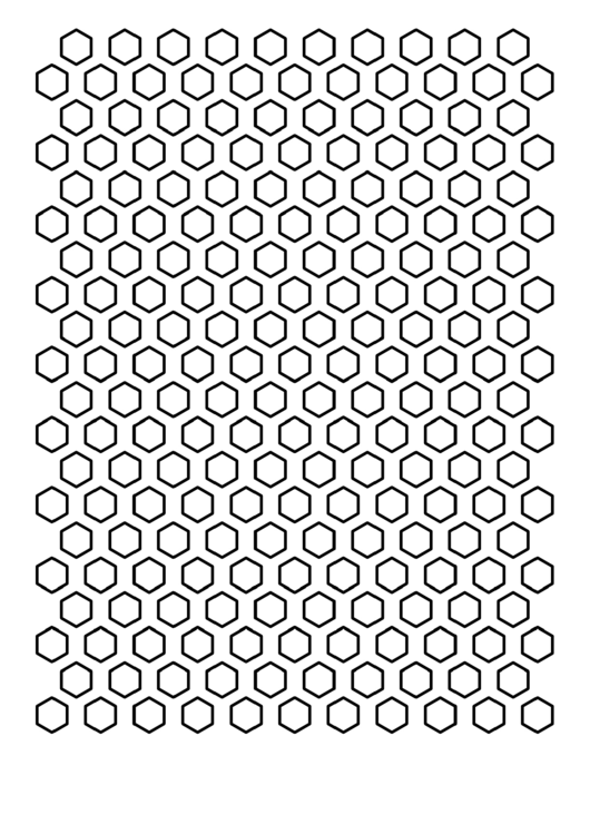 0,5 Inch Hexagon Pattern Template Printable pdf