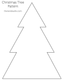 Christmas Tree Pattern Template