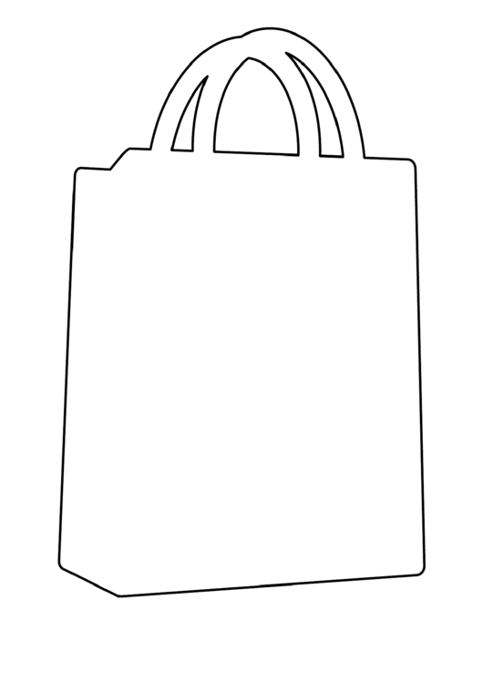 Shopping Bag Pattern Template Printable pdf