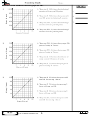 Fillable Examining Graphs Worksheet Template With Answer Key Printable pdf