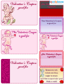 Valentine Coupons Template