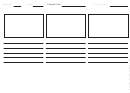 Blank Cartoon Storyboard Template - 16x9, 3 Pictures With Description