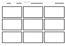 Blank Storyboard Template - 16x9, 9 Pictures