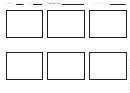 Blank Storyboard Template - 16x9, 6 Pictures