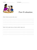 Peer Evaluation Template