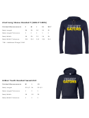 Anvil Long Sleeve Hooded T (adult Sizes) And Gildan Youth Hooded Sweatshirt