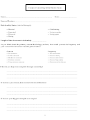 Couples Counseling Initial Intake Form