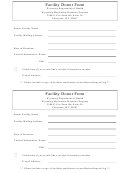 Facility Donor Form - Wyoming Department Of Health