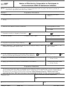 Form 13657 - Notice Of Election By Corporation To Participate In Announcement 2005-19 Settlement Initiative
