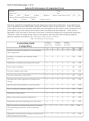 Intern Performance Evaluation Form