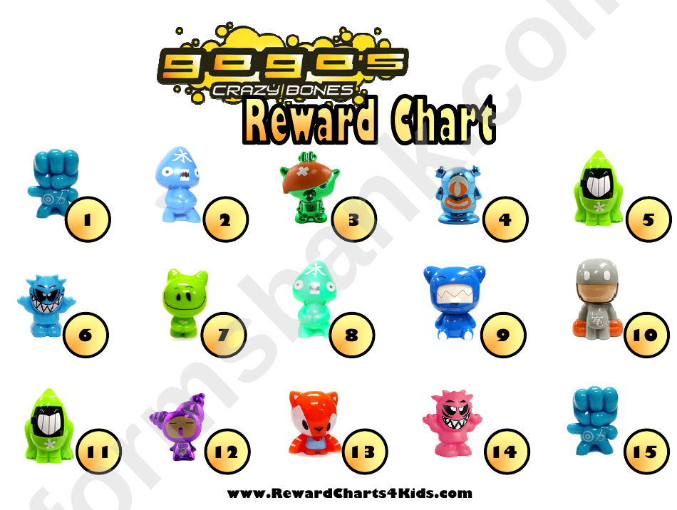 Gogos Reward Chart For Kids