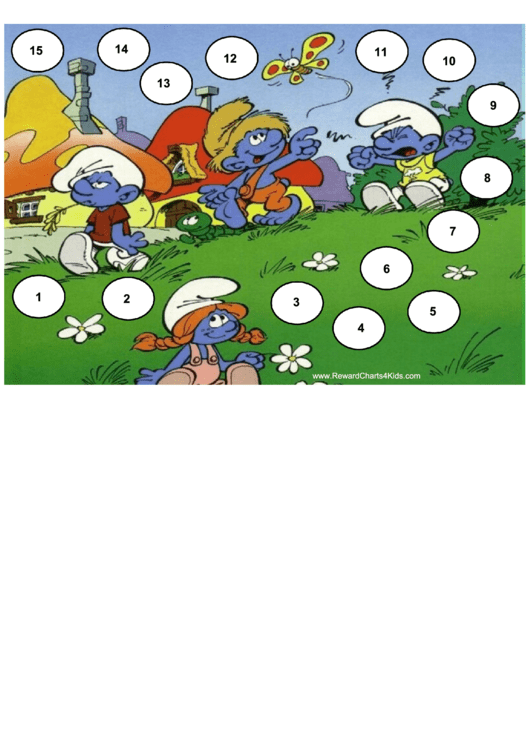 Cartoon Reward Chart For Kids Printable pdf