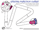 Easter Practice Chart Template
