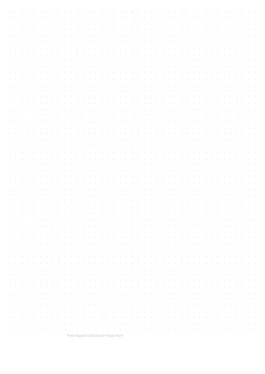 5mm Square Dots Graph Paper Printable pdf