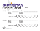 Superstar Music Practice Chart