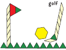 Color Golf Pattern Block Template