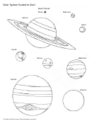 Solar System Coloring Sheet