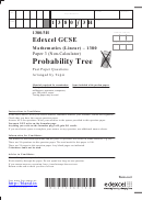 Probability Tree Worksheet