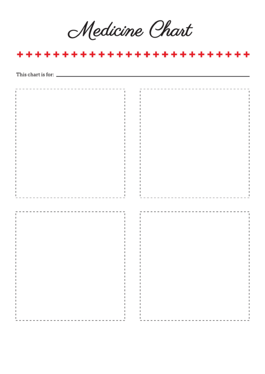 Sticky Note Medicine Chart Printable pdf