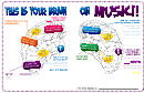 Your Brain On Music Poster Template