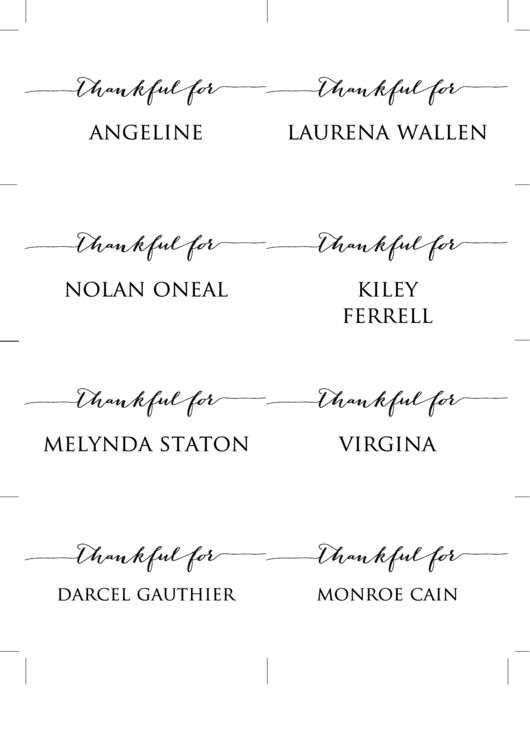 Fillable Thank You Cards Template Printable pdf