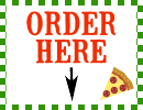 Pizza Order Sign Template