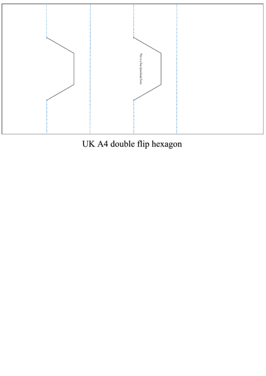 Uk A4 Double Flip Hexagon Template Printable pdf