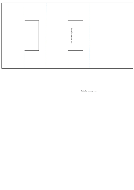 Us Letter Double Square Flip Template Printable pdf