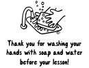 Hand Wash Sign Template