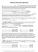 California Roommate Agreement