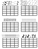 100 Times Practice Chart Template