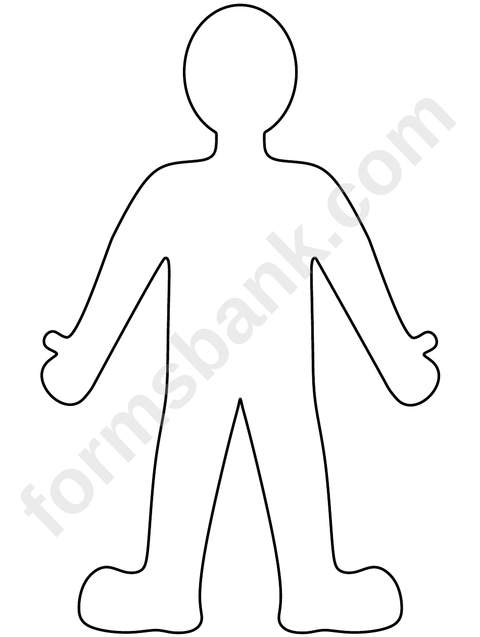 Human Body Pattern Template