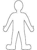 Human Body Pattern Template