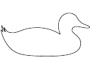 Duck Pattern Template