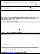 Form Rpd-41338 - New Mexico Personal Income Tax Taxpayer Waiver For Preparers Electronic Filing Requirement - 2014