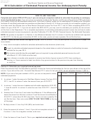 Form Rpd-41272 - New Mexico Calculation Of Estimated Personal Income Tax Underpayment Penalty - 2014