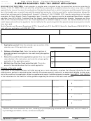 Form Rpd-41322 - New Mexico Blended Biodiesel Fuel Tax Credit Application