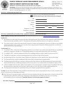 Fillable Employment Certification Form - Public Service Loan Forgiveness (Pslf) - Department Of Education Printable pdf