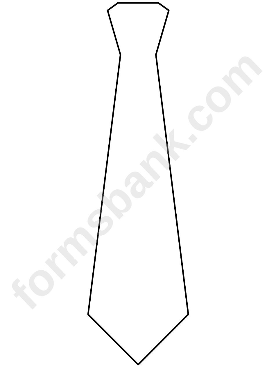 Necktie Pattern Template Printable Pdf Download