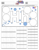 Letter H Tracing Template Printable pdf