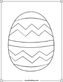 Big Egg Coloring Sheet