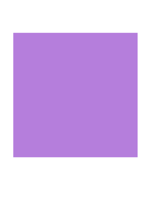 Medium Purple Square Template Printable pdf