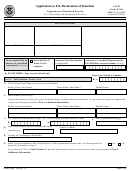 Form N-300 - Application To File Declaration Of Intention