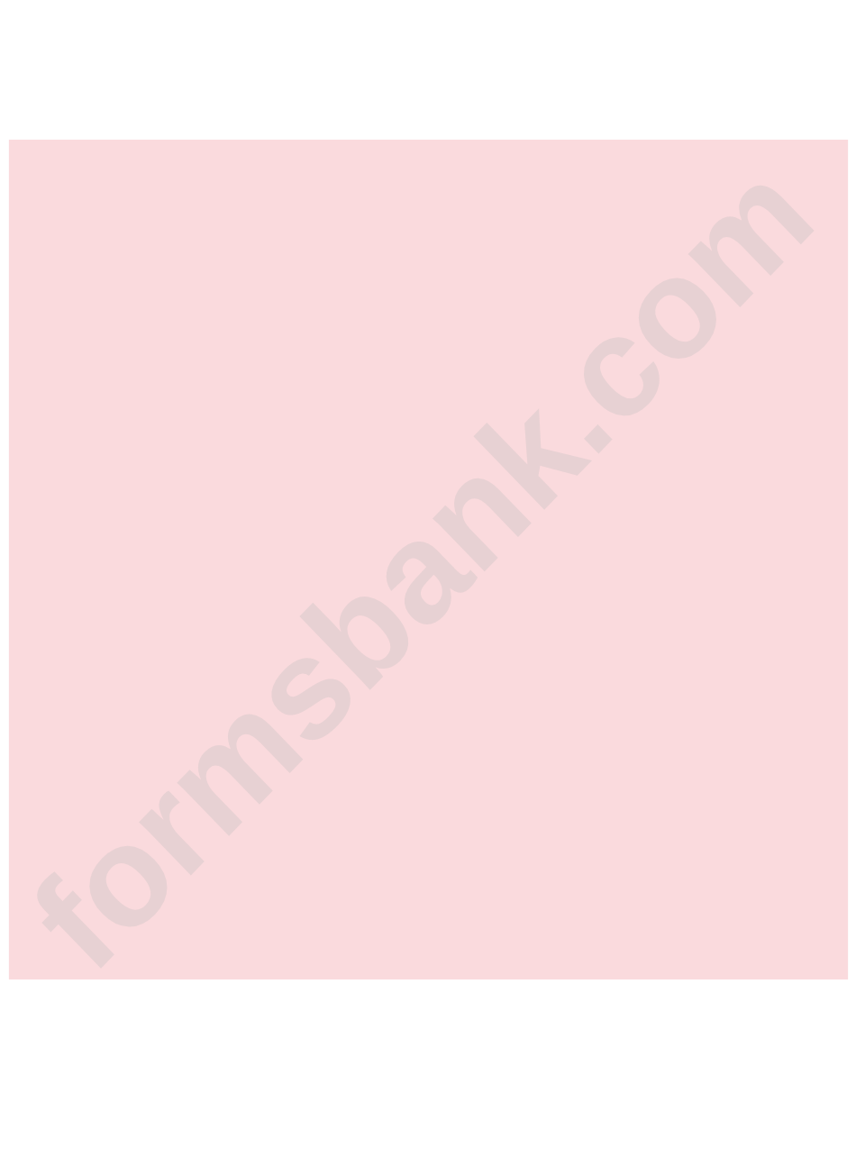 Light Pink Square Template